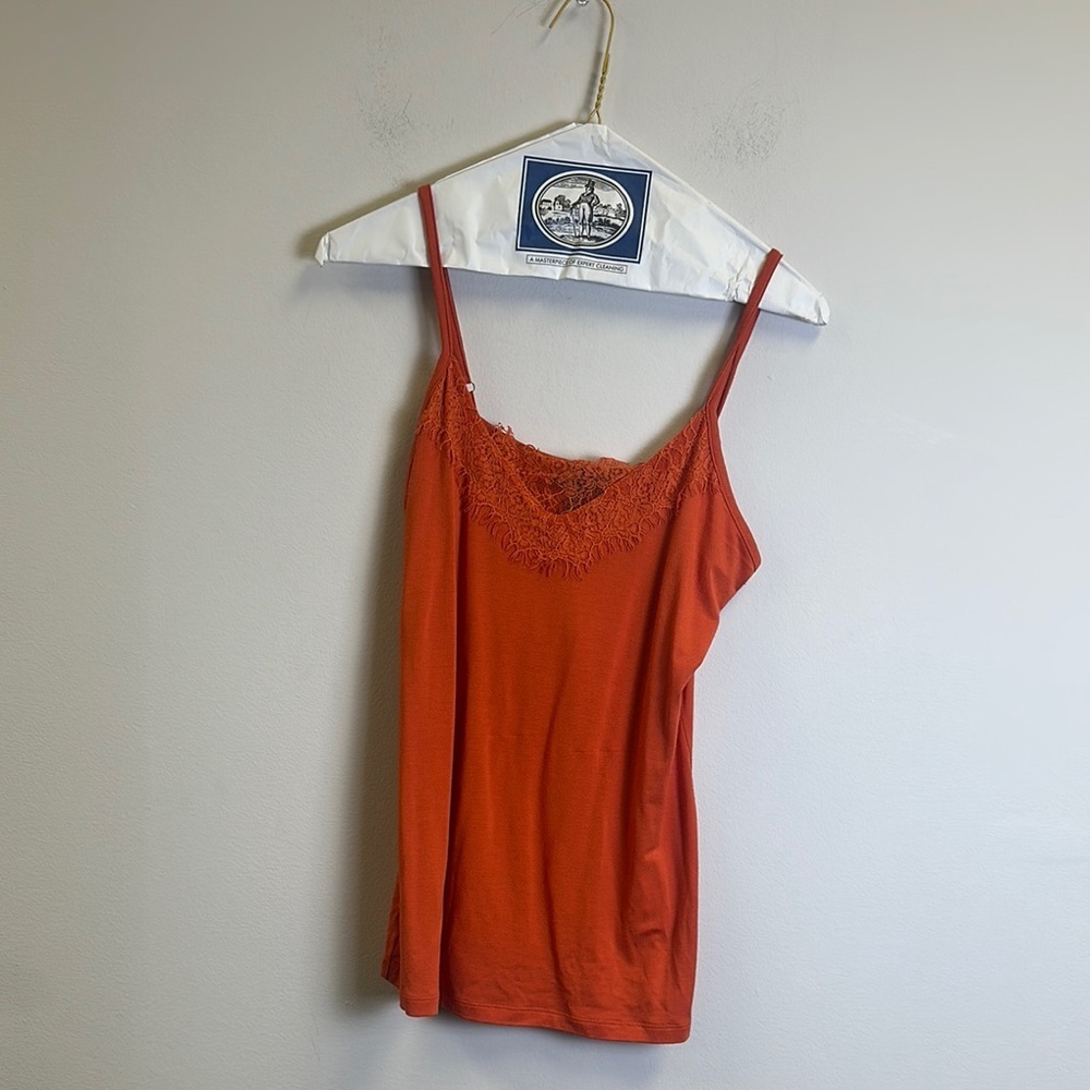 The Limited Orange Fitted Camisole Top